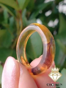 ก-8 แหวนอำพันพม่า ฟอสซิลยางไม้กลายเป็นหินธรรมชาติจากประเทศพม่า เมืองคะฉิ่ง 💥ของแปลก ของหายาก มีตำหนิตามธรรมชาติของอำพันแท้ รับประกันแท้ตลอดชีพค่ะ💥