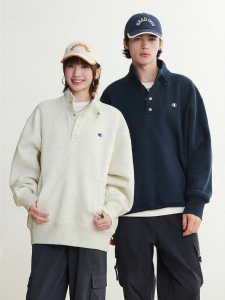 Champion | Fleece Hoodie Stand Collar Top