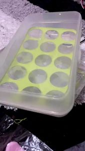 Box Telur Tempat Penyimpanan Telur 15 Lubang Sekat Praktis