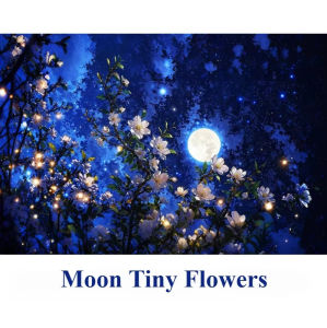 Jigsaw Puzzle for Adults 500/1000/1200/2000PCS Moon Tiny Floral Artwork Mindful Game Stress Relief Decor Gift