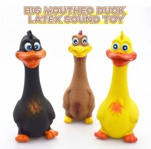 Cao Su Tự Nhiên đồ chơi cho chó cưng Gà La Hét Vật Nuôi Đồ chơi bóp kêu Bền Đồ chơi nhai Căng Thẳng Relief Gà