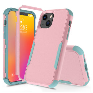 3 Layer Case for iPhone 15 14 13 12 11 Pro Max Mini XR XS Max 8 7 15Plus SE 2020 Luxury Armor Shockproof Soft Bumpers Hard Case