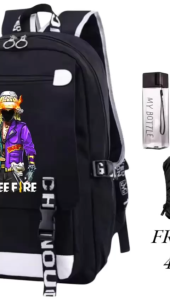 Tas Ranael Anak Sekolah Laki Laki Sd Smp Fashion 4in1 FF TS 0133 Ransel Cowo Paket Murah