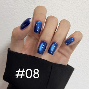 WS 10ML 10-Color Rhine Lake Blue Cat Magnetic Gel Dark Blue Glitter Soak Off UV Gel Nail Art Varnish Manicure Nail Art Salon