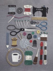 Tailor Props Novice DIY Handmade Embroider Material Package Embroider Practice Cloth Jikou Yumeizi Embroidered Pattern