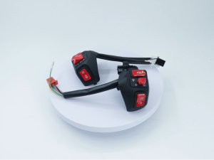 Motorcycle Handlebar Switch Set for Yamaha MIO Left & Right Control Switches with Horn Turn Signal Headlight Start/Stop