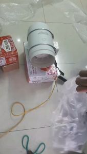 Quạt thông gió nối ống siêu êm đường ống đồng trục ĐK phi 100mm 150mm 200mm 250mm 300mm