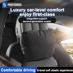 Thích hợp cho Mitsubishi asx Lancer montero Mirage Galant Outlander Grandis Pajero delica EVO Triton xe S-Class gối xe hơi xe thoải mái gối bằng da lộn phổ Gối cổ