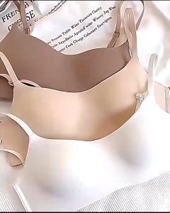4 Colors One piece Jelly Feeling Seamless Bra for Women