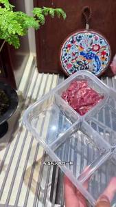 Hộp Đựng Thực Phẩm Hình Vuông Có Thể Tái Sử Dụng Dụng Cụ Sắp Xếp Nhà Bếp Dùng Cho Tủ Lạnh Bảo Quản Trái Cây & Rau Quả Chất Liệu Sắt