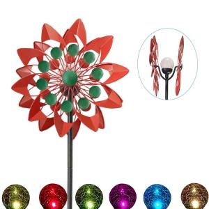 Solar Light Windmill Garden Ornament