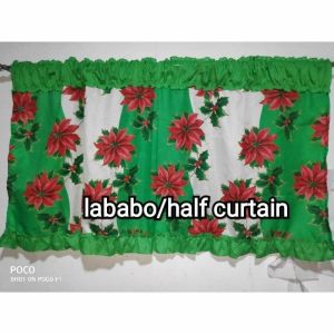 Christmas lababo/half curtain(kitchen sink) xmas design