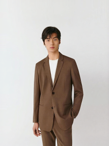 ICICLE | Wool Twill Casual Suit Jacket for Men