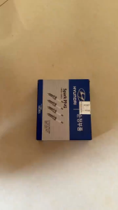 SPARK PLUG (GENUINE) 18843-10062 (4pcs) - (LKR6D-10E) HYUNDAI ACCENT AND KIA PICANTO TA 2013- RIO AN
