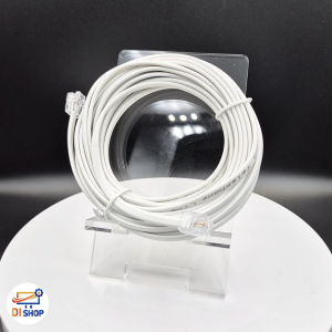 สายโทรศัพท์ 5เมตร RJ11 Modular - ความเร็วสูง, สามารถเชื่อมต่อกับโมเด็ม Adsl และบรอดแบนด์ MicroFilter, ปลายสายชุบทอง, ความยาว 5 เมตร - ใช้งานสะดวกและรวดเร็ว