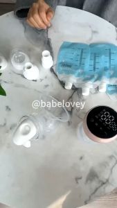 Breast Milk Storage Bag 200ML 20Pcs/7oz Breastfeeding With Adapter Can Be Connected To Breast Pump