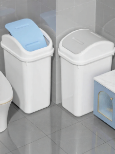 HS | Thùng Rác Đậy Nắp Phù Hợp Với Không Gian hẹp