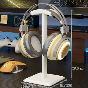MUGG | White Simple Metal Gaming and Headset Stand Multi-function Storage Rack
