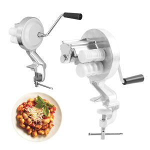 Hand Cranking Cavatelli Maker Aluminum Alloy Pasta Maker Machine  Home Homemade Macaroni Italian Pasta Noodles Kitchen Gadgets