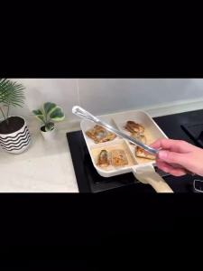 คลิปบาร์บีคิวสไตล์เกาหลี สแตนเลส สำหรับ เนื้อย่าง อาหารทะเล คีมหนีบบาร์บีคิว ที่หนีบเนื้อปิ้งย่าง แข็งแรง ทนทาน ไม่เกิดสนิม