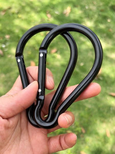 Khóa Móc Khóa Hình Quả Bóng Bằng Hợp Kim Nhôm Siêu Lớn Màu Đen Toàn Bộ Khóa Móc Khóa Đa Năng Hình Quả Dưa Chuột Namkabaw