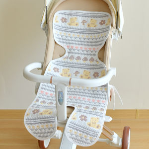 Đệm Xe Đẩy Bé Sáu Lớp Vải Voan Cotton Dày