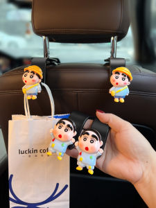 Car Rear Seat Back Hooks Cartoon Multifunctional Vehicle Interior Storage Hooks Rotatable ABS Material for Car Seats