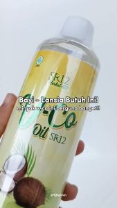 SR12 VCO 100% Minyak Kelapa Murni Membuat Rambut Lebat Hitam Berkilau