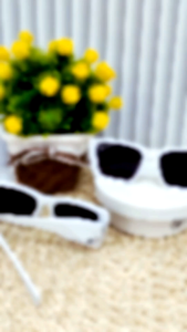 COD HT234 Kacamata Cateye Anti UV Frame Putih Kacamata Fashion Keren