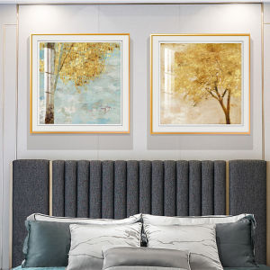 Modern American Luxury Bedroom Headboard Decorative Painting Lucky Pineapple Tree Living Room Sofa Background Wall Hanging Picture