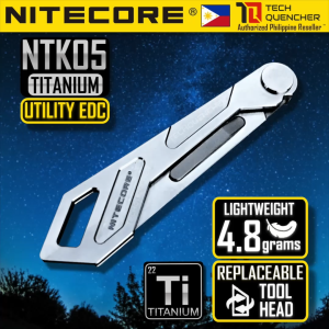 Nitecore NTK05 Micro Foldable Titanium Keychain Tool - Lightweight - Multifunctional Tool - EDC