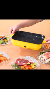MONDIAL Non-Stick Electric Cooking Griddle Pan EU Plug 220V 450W High / 225W Low Power Portable Multifunction Cooker