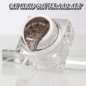 ALOBEAUTY - GLITTER PAINTING GEL HIGH DENSITY PLATINUM NAIL GLUE - CAT KUKU GLITTER KUTEK UV LED NAIL ART [2 VARIAN]