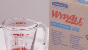 WypAll® X60 Quarter Fold Wipers 94224 - White 1 Ply 1 Bands 100 Sheets (Bundle of 2) (100 Sheets)