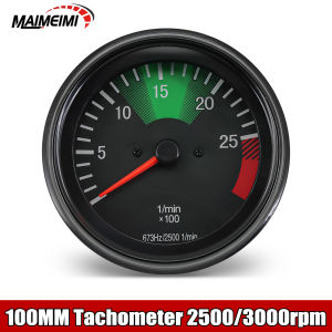 24V 100MM Digital Tachometer For Mercedes Truck 2500rpm 3000rpm Meter Instrument Cluster Auto Gauge 0025426916 673Hz/2500 Custom