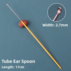 Professional Ear Cleaning Tool Kit Elastic Ear Spoon Digging Cotton Swab Sea Bottom Recovery for Technicians Personal Care