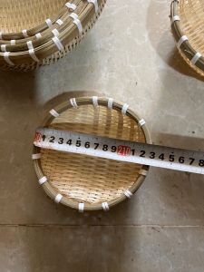 Rá tre lỗ khít  rá viền dày  thân thiện với mọi người  rá vo gạo