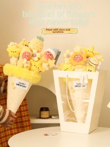 GUSTAGAT | Creative Surprise Valentines & Birthday Gift For Her Doll Flower Bouquet