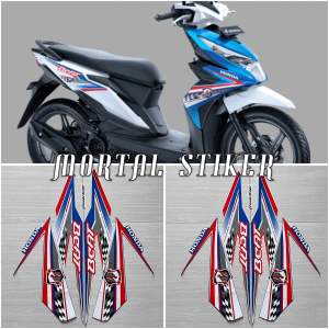 STIKER STRIPING LIS LES BODY MOTOR BEAT FI ESP 2018 BEAT ECO