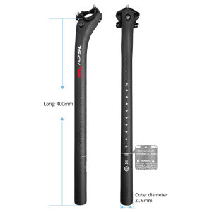 Carbon Seatpost 27.2/31.6mm Matte 3K Carbon Fiber MTB/Road Bicycles Carbon Fiber Seat Post Light Seat Tube