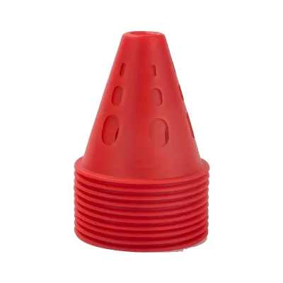 10pcs Plastic Marking Training Road Cone Traffic Control Solution For Soccer Training And Stadium pink