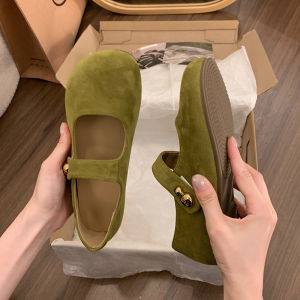 ZOG | Comfort Soft Mary Jane Shoes Green