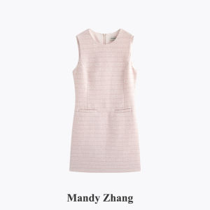 Elegant White Sleeveless Dress