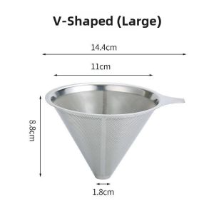 YUYOU | Hand Drip Stainless Steel Coffee Filter 1200 Mesh