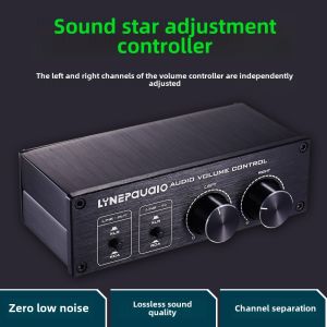 No Loss Full Balance Passive Front Active Speaker Volume Adjustment Controller 2 in 2 out Switcher Wire Controller Machine