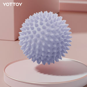 ลูกบอลออกกําลังกาย Yottoy สําหรับการผ่อนคลายกล้ามเนื้อที่เหมาะสมสําหรับเอวหลังและท้อง เหมาะสําหรับการออกกําลังกายโยคะและพิลาทิส