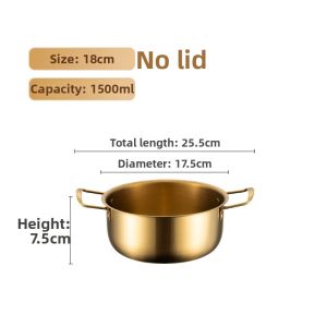 Stainless Steel Induction Compatible Cooking Pot For Easy Noodle Making