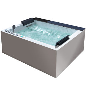 Couple Dual-use Hot Tub with Surfer Massage Constant Temperature