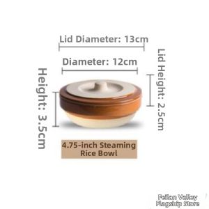 Jiaxun | Traditional Rice Steaming Bowl Ceramic