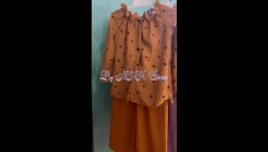 Setelan Baju Lengan Panjang Motif Volkadot Bahan Cringcel Buat Usia 1-10 Tahun